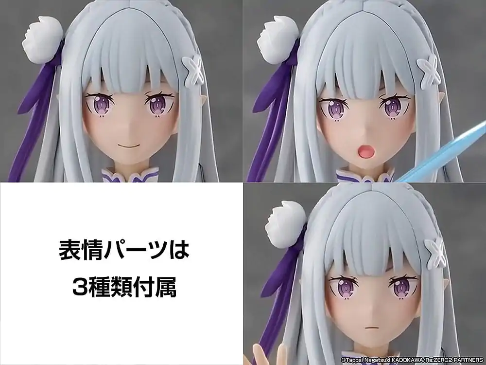 Re:Zero Starting Life in Another World Komplet plastičnega modela Emilia 16 cm fotografija izdelka