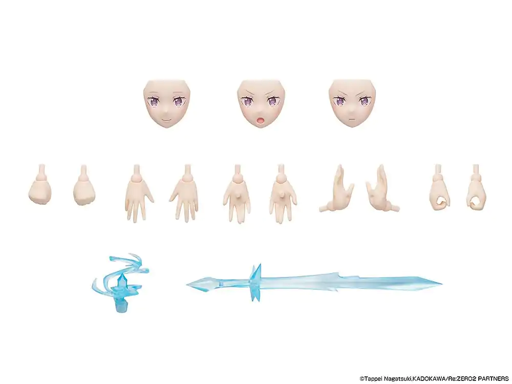Re:Zero Starting Life in Another World Komplet plastičnega modela Emilia 16 cm fotografija izdelka