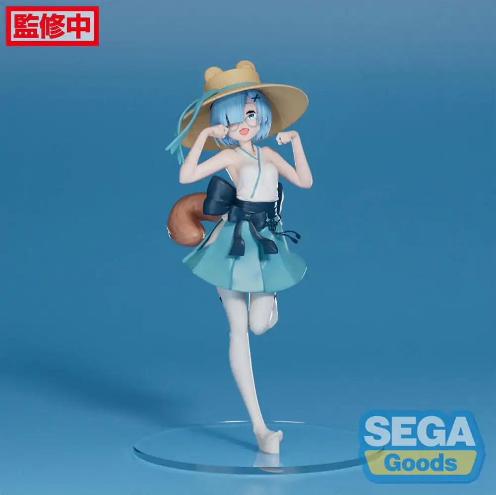 Re:Zero Starting Life in Another World Luminasta PVC kip Rem Pom Poko Raccoon Dog 18 cm fotografija izdelka