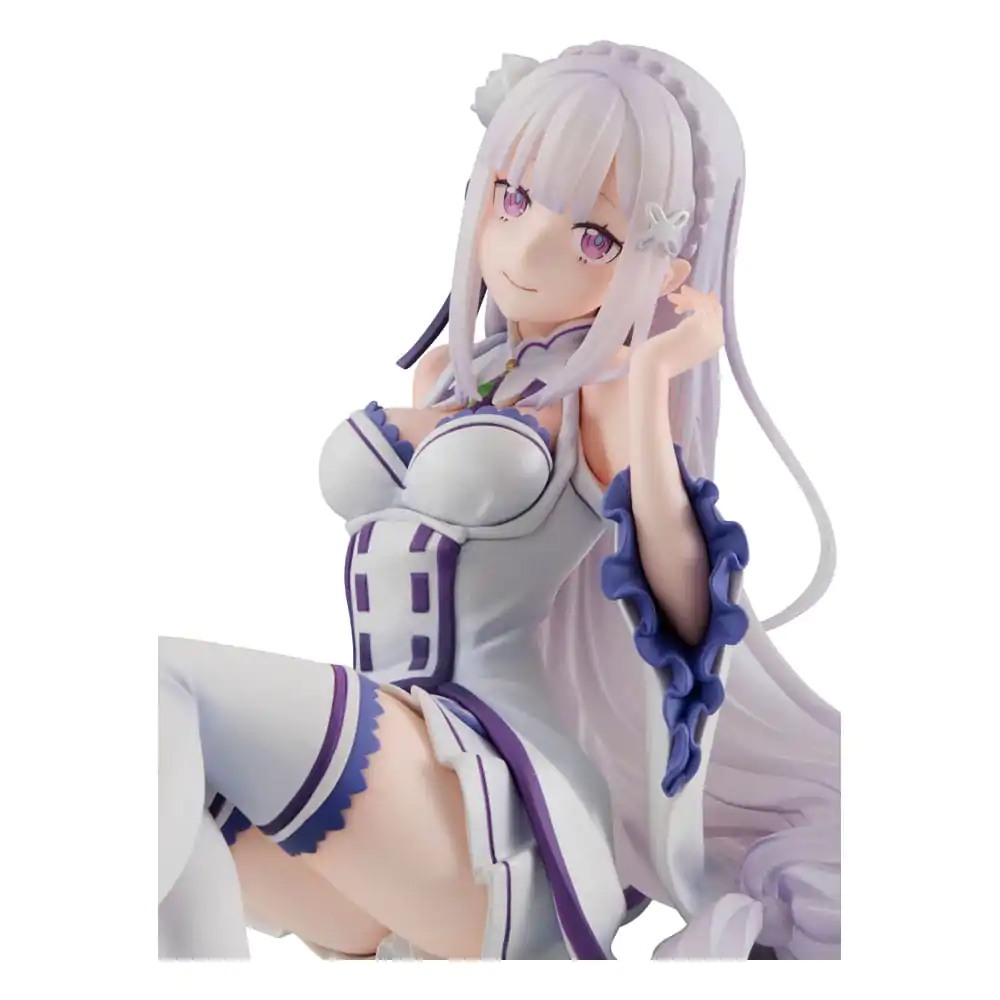 Re:ZERO Starting Life in Another World Melty Princess PVC kip Emilia velikosti dlani 9 cm fotografija izdelka