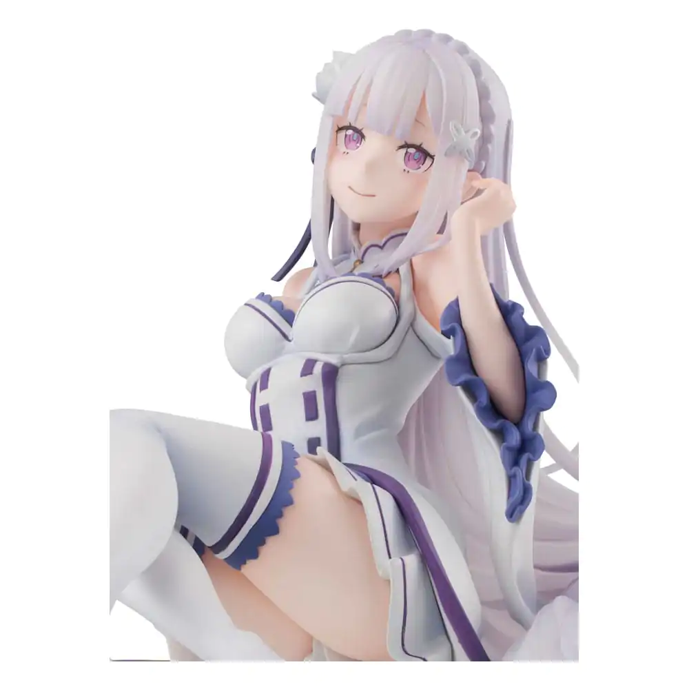 Re:ZERO Starting Life in Another World Melty Princess PVC kip Emilia velikosti dlani 9 cm fotografija izdelka