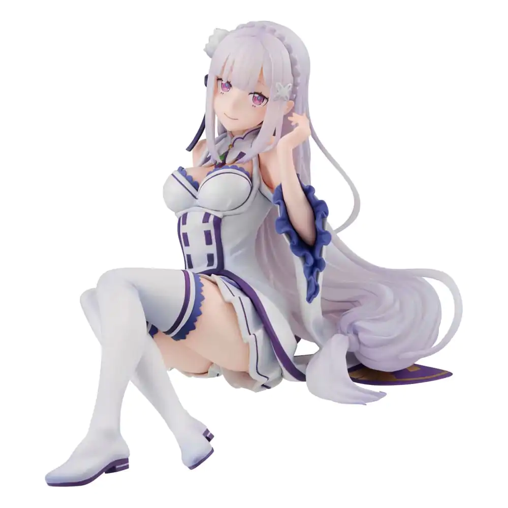 Re:ZERO Starting Life in Another World Melty Princess PVC kip Emilia velikosti dlani 9 cm fotografija izdelka