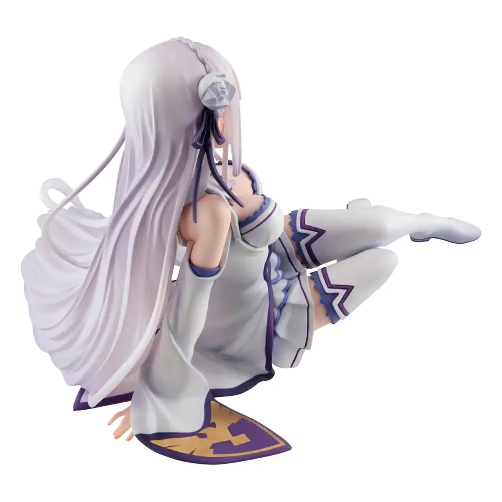 Re:ZERO Starting Life in Another World Melty Princess PVC kip Emilia velikosti dlani 9 cm fotografija izdelka