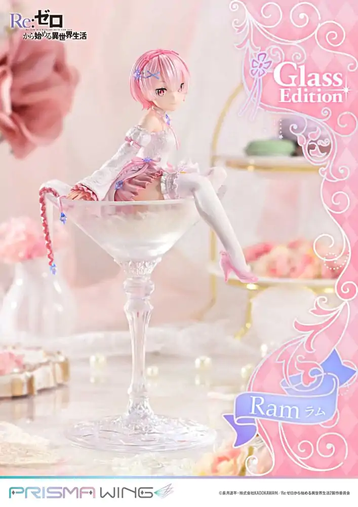 Re:ZERO Starting Life in Another World Prisma Wing PVC kip 1/7 Ram Glass Edition 24 cm fotografija izdelka