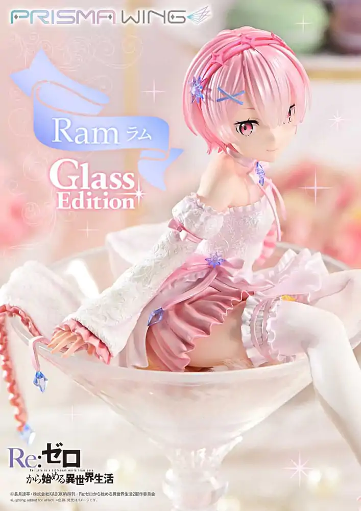 Re:ZERO Starting Life in Another World Prisma Wing PVC kip 1/7 Ram Glass Edition 24 cm fotografija izdelka