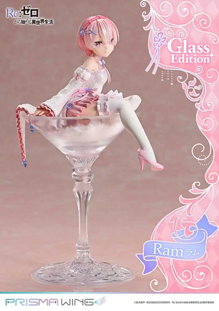 Re:ZERO Starting Life in Another World Prisma Wing PVC kip 1/7 Ram Glass Edition 24 cm fotografija izdelka