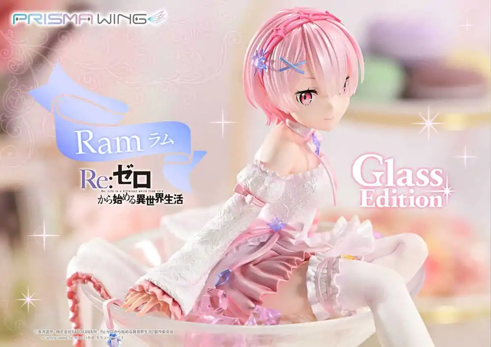 Re:ZERO Starting Life in Another World Prisma Wing PVC kip 1/7 Ram Glass Edition 24 cm fotografija izdelka