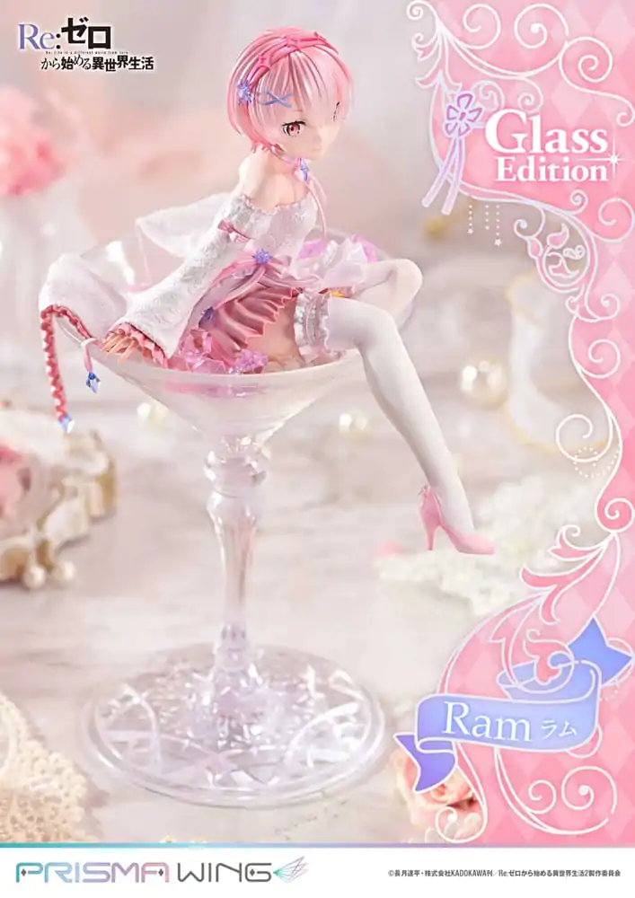 Re:ZERO Starting Life in Another World Prisma Wing PVC kip 1/7 Ram Glass Edition 24 cm fotografija izdelka