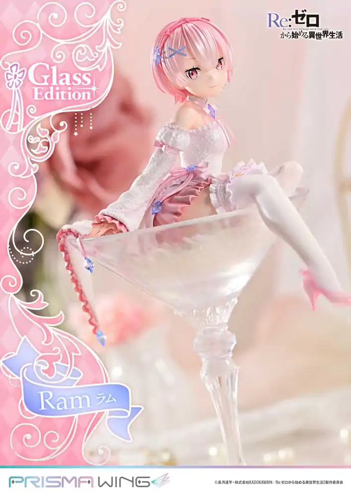 Re:ZERO Starting Life in Another World Prisma Wing PVC kip 1/7 Ram Glass Edition 24 cm fotografija izdelka