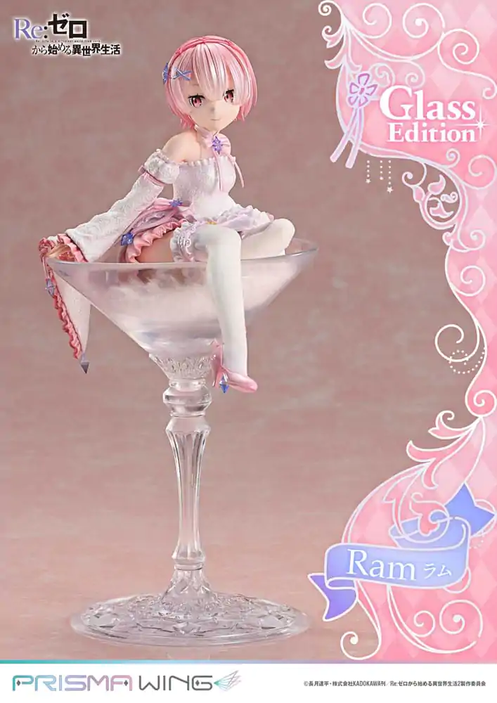 Re:ZERO Starting Life in Another World Prisma Wing PVC kip 1/7 Ram Glass Edition 24 cm fotografija izdelka