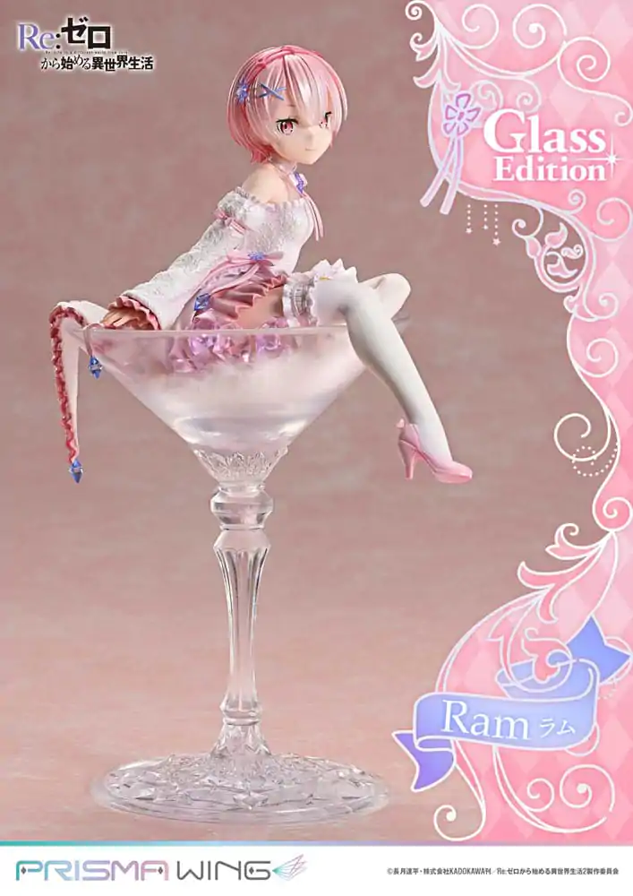 Re:ZERO Starting Life in Another World Prisma Wing PVC kip 1/7 Ram Glass Edition 24 cm fotografija izdelka