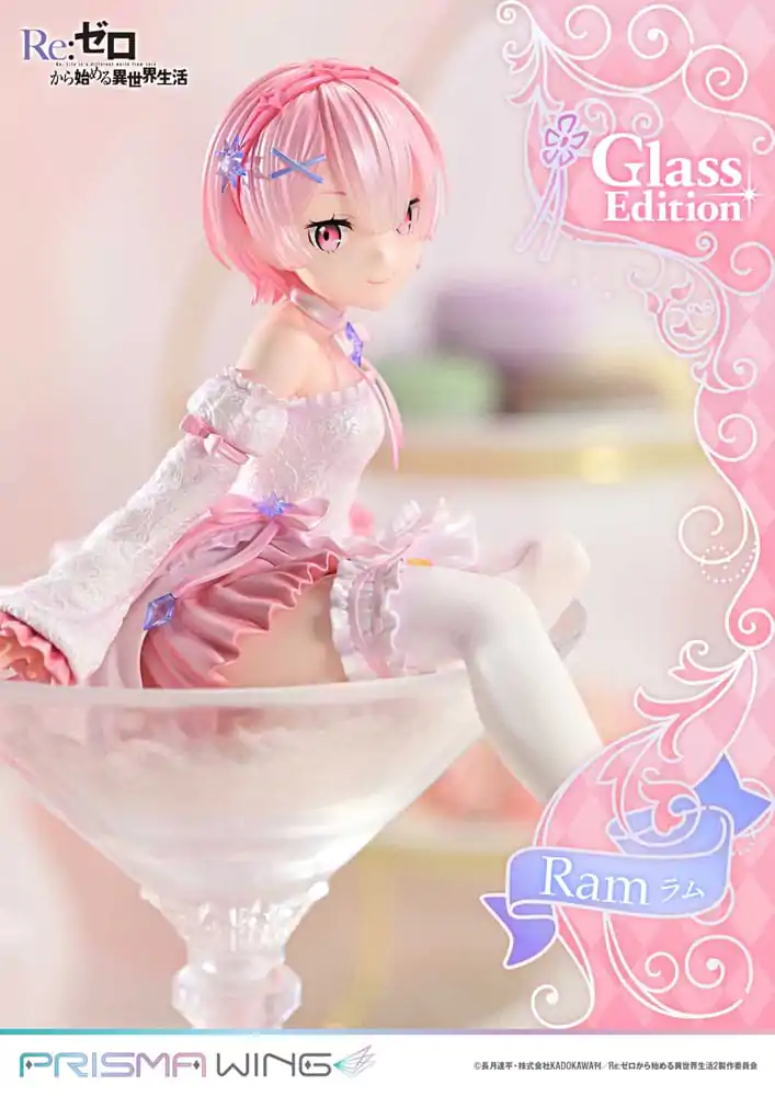 Re:ZERO Starting Life in Another World Prisma Wing PVC kip 1/7 Ram Glass Edition 24 cm fotografija izdelka