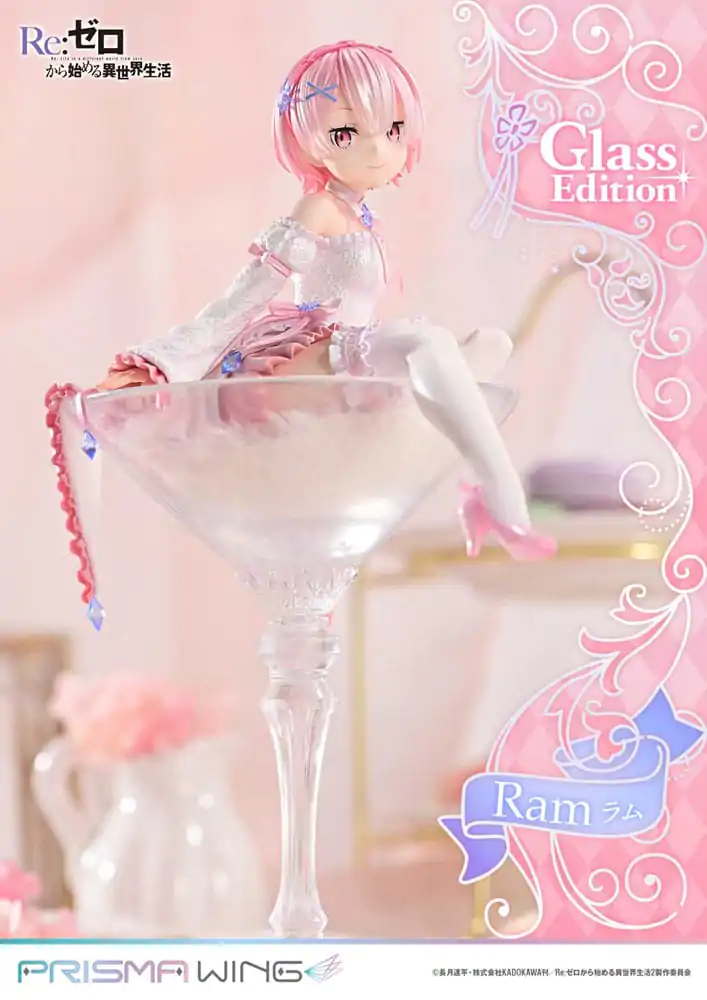 Re:ZERO Starting Life in Another World Prisma Wing PVC kip 1/7 Ram Glass Edition 24 cm fotografija izdelka