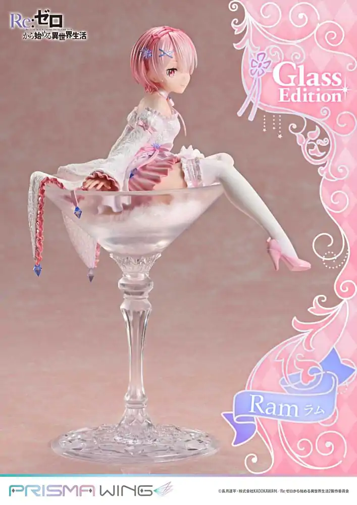 Re:ZERO Starting Life in Another World Prisma Wing PVC kip 1/7 Ram Glass Edition 24 cm fotografija izdelka