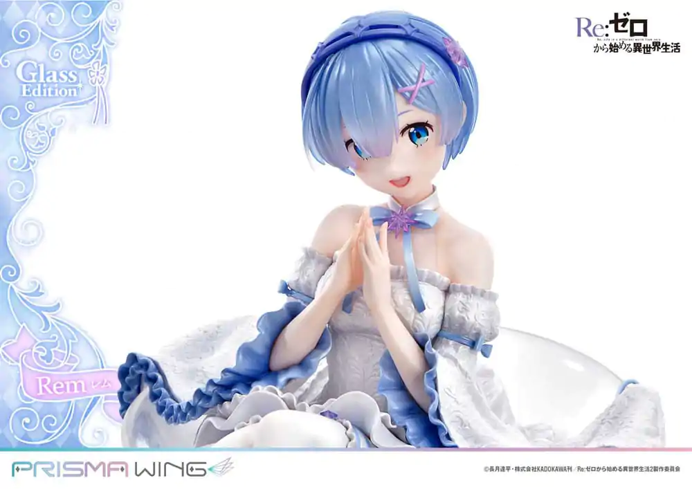 Re:Zero - Starting Life in Another World Prisma Wing PVC kip 1/7 Rem Glass Edition 23 cm fotografija izdelka