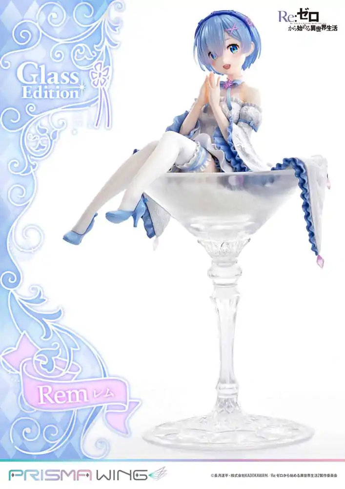 Re:Zero - Starting Life in Another World Prisma Wing PVC kip 1/7 Rem Glass Edition 23 cm fotografija izdelka