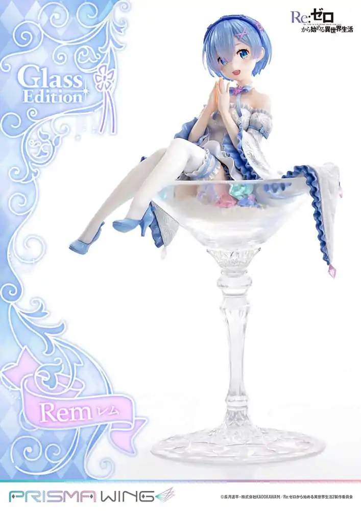 Re:Zero - Starting Life in Another World Prisma Wing PVC kip 1/7 Rem Glass Edition 23 cm fotografija izdelka