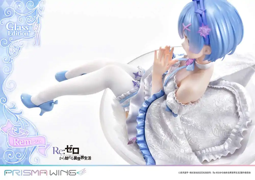 Re:Zero - Starting Life in Another World Prisma Wing PVC kip 1/7 Rem Glass Edition 23 cm fotografija izdelka