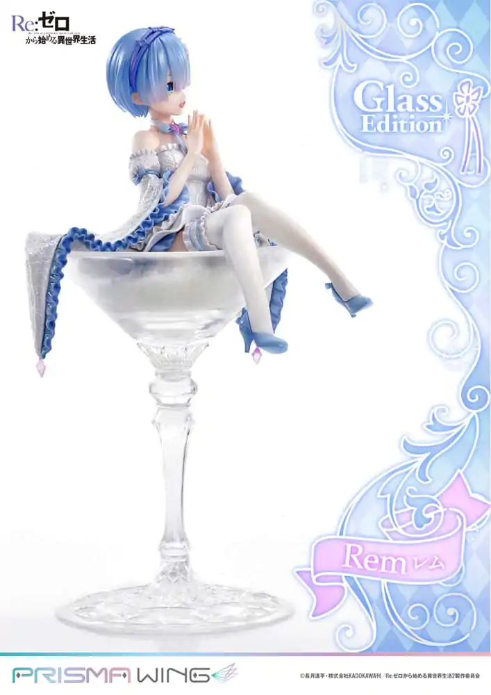 Re:Zero - Starting Life in Another World Prisma Wing PVC kip 1/7 Rem Glass Edition 23 cm fotografija izdelka