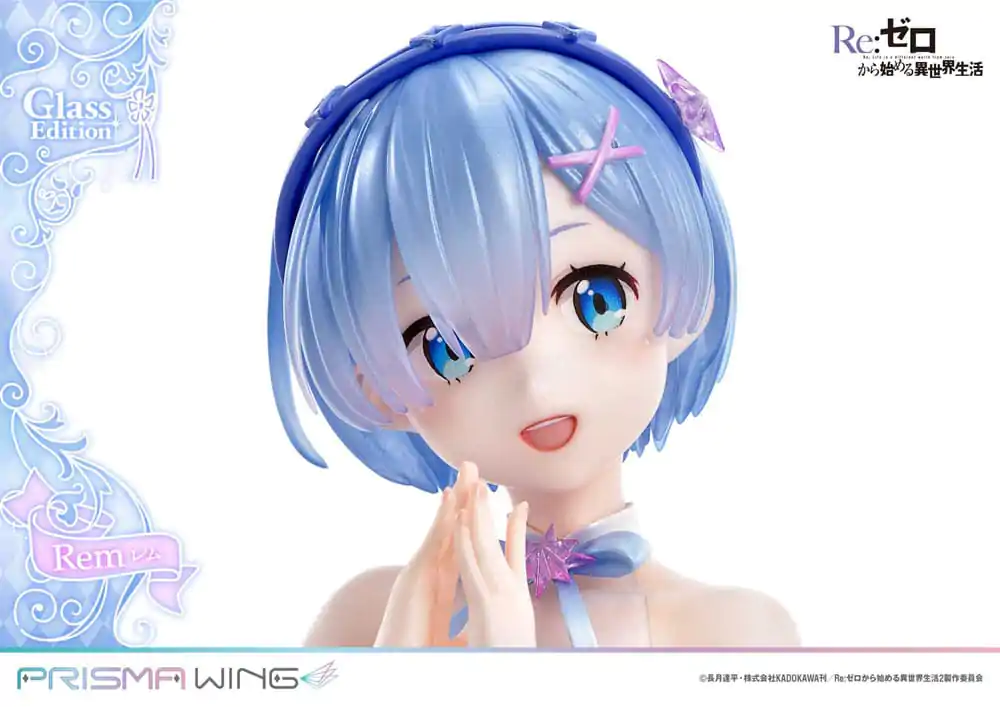 Re:Zero - Starting Life in Another World Prisma Wing PVC kip 1/7 Rem Glass Edition 23 cm fotografija izdelka