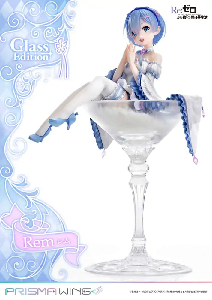 Re:Zero - Starting Life in Another World Prisma Wing PVC kip 1/7 Rem Glass Edition 23 cm fotografija izdelka