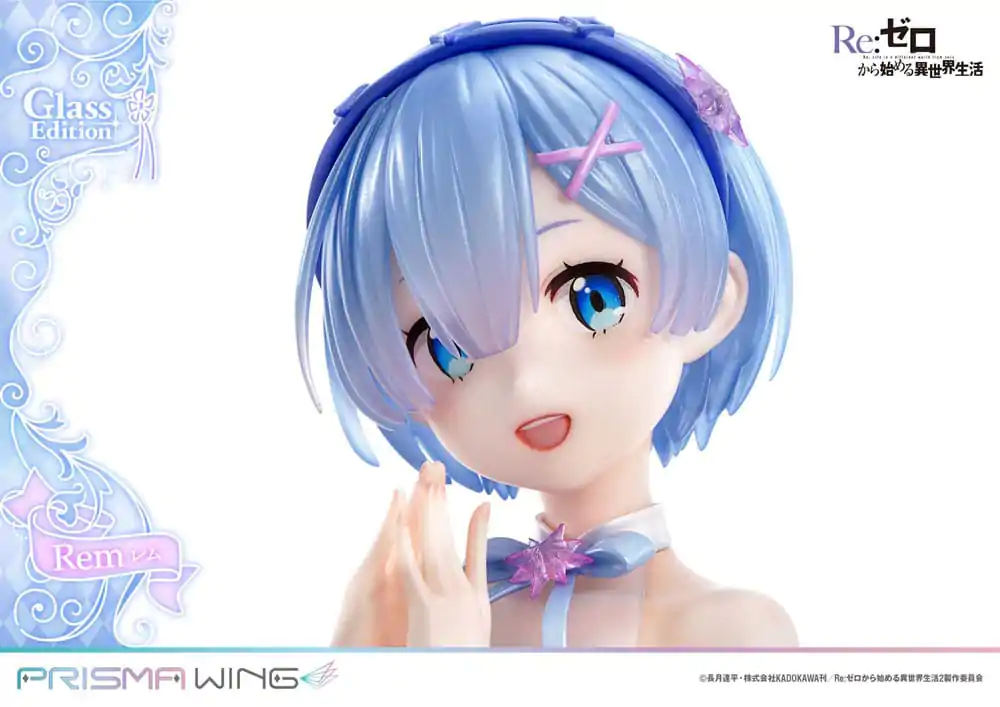 Re:Zero - Starting Life in Another World Prisma Wing PVC kip 1/7 Rem Glass Edition 23 cm fotografija izdelka