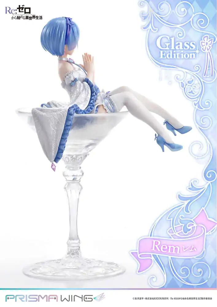 Re:Zero - Starting Life in Another World Prisma Wing PVC kip 1/7 Rem Glass Edition 23 cm fotografija izdelka