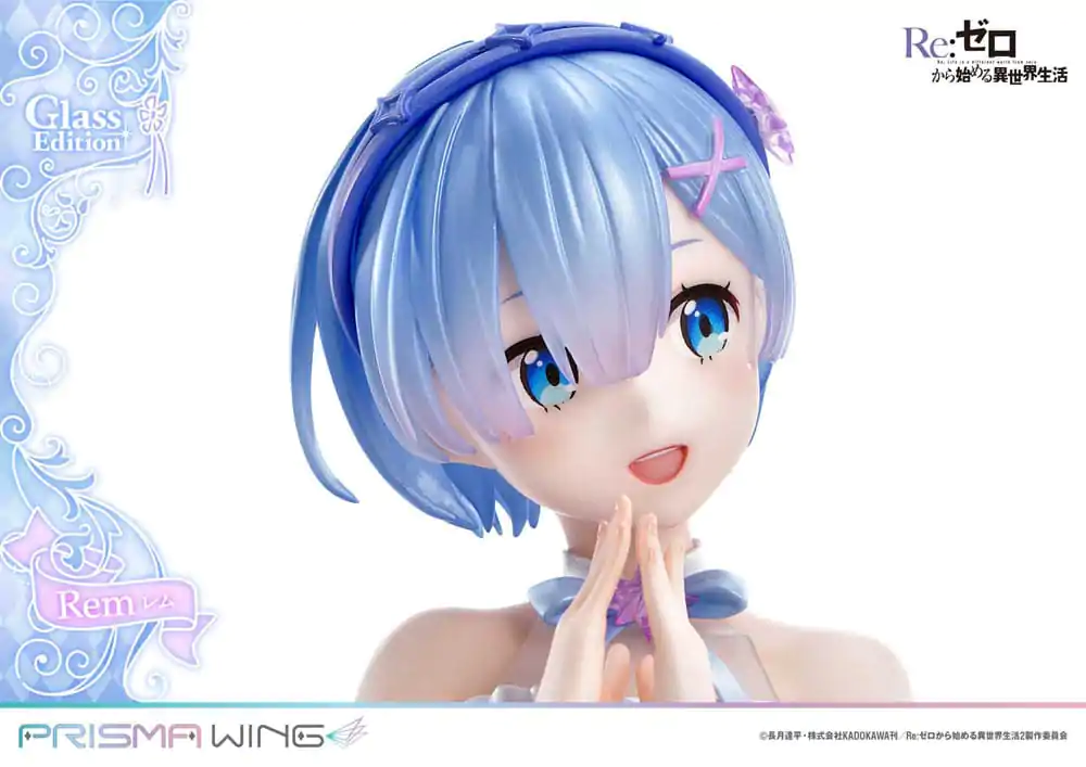 Re:Zero - Starting Life in Another World Prisma Wing PVC kip 1/7 Rem Glass Edition 23 cm fotografija izdelka