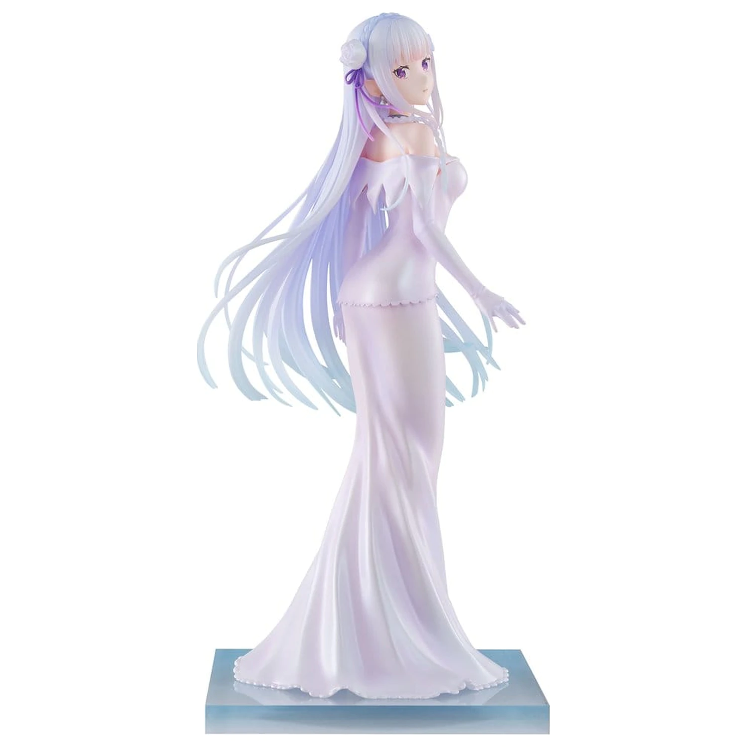 Re:ZERO -Starting Life in Another World- PVC figura 1/7 Emilia Wedding dress Ver. 24 cm fotografija izdelka
