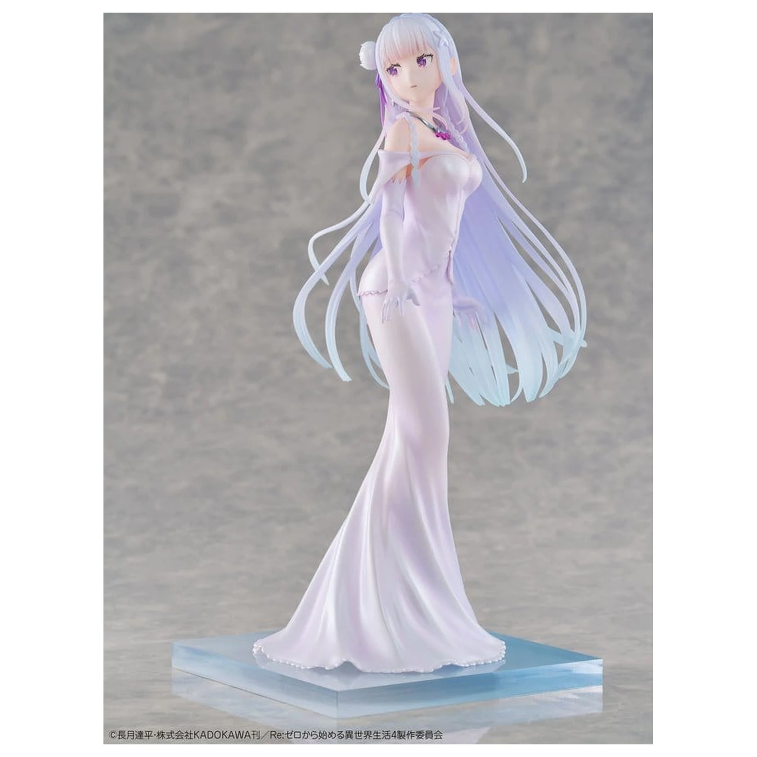 Re:ZERO -Starting Life in Another World- PVC figura 1/7 Emilia Wedding dress Ver. 24 cm fotografija izdelka
