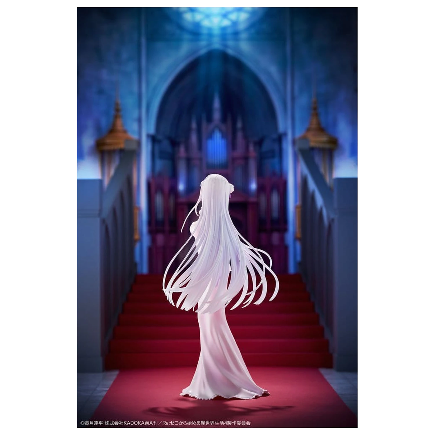 Re:ZERO -Starting Life in Another World- PVC figura 1/7 Emilia Wedding dress Ver. 24 cm fotografija izdelka