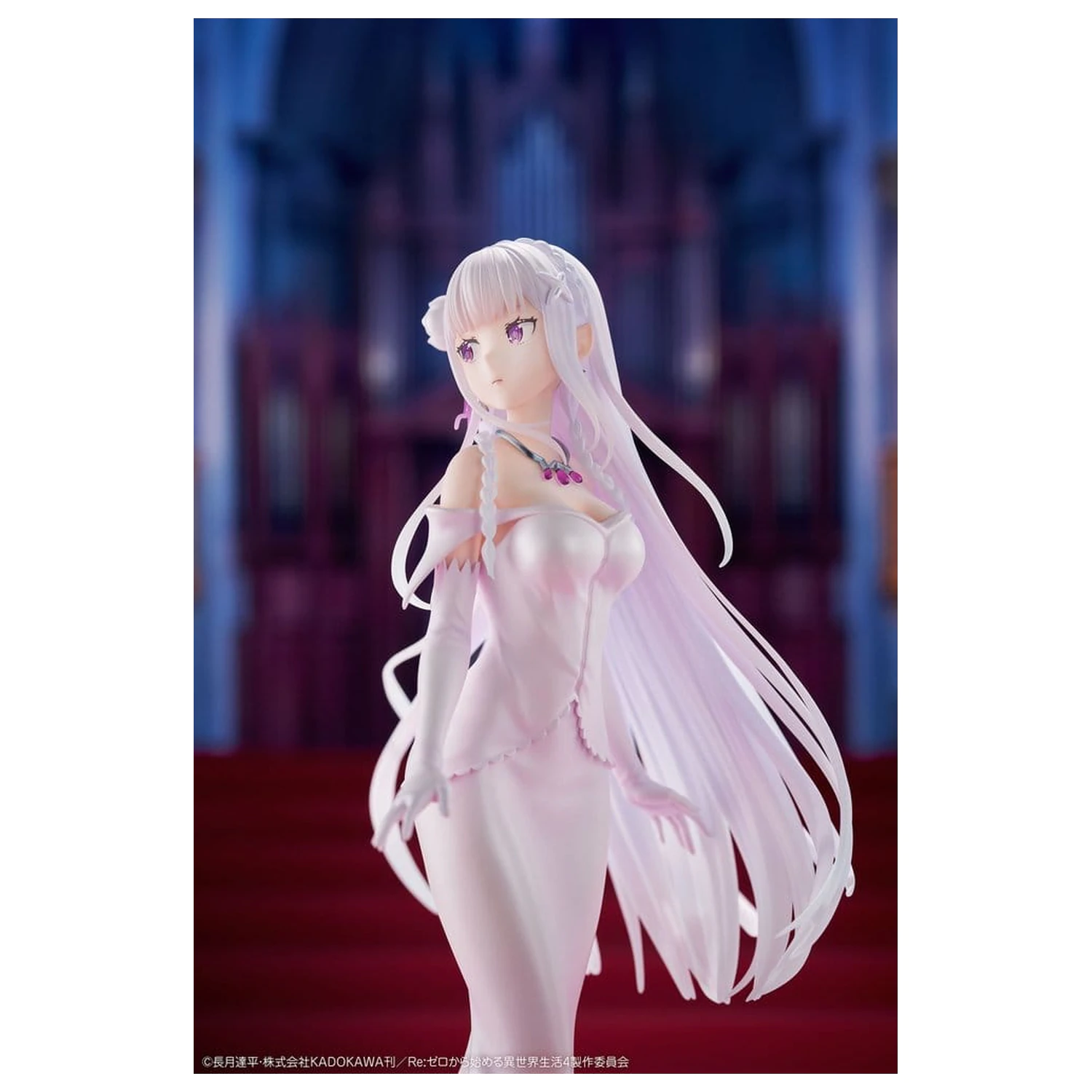 Re:ZERO -Starting Life in Another World- PVC figura 1/7 Emilia Wedding dress Ver. 24 cm fotografija izdelka