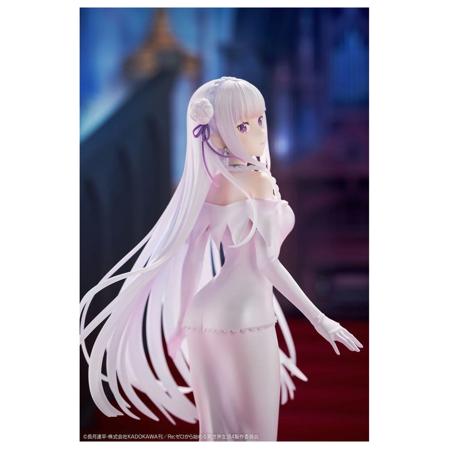 Re:ZERO -Starting Life in Another World- PVC figura 1/7 Emilia Wedding dress Ver. 24 cm fotografija izdelka