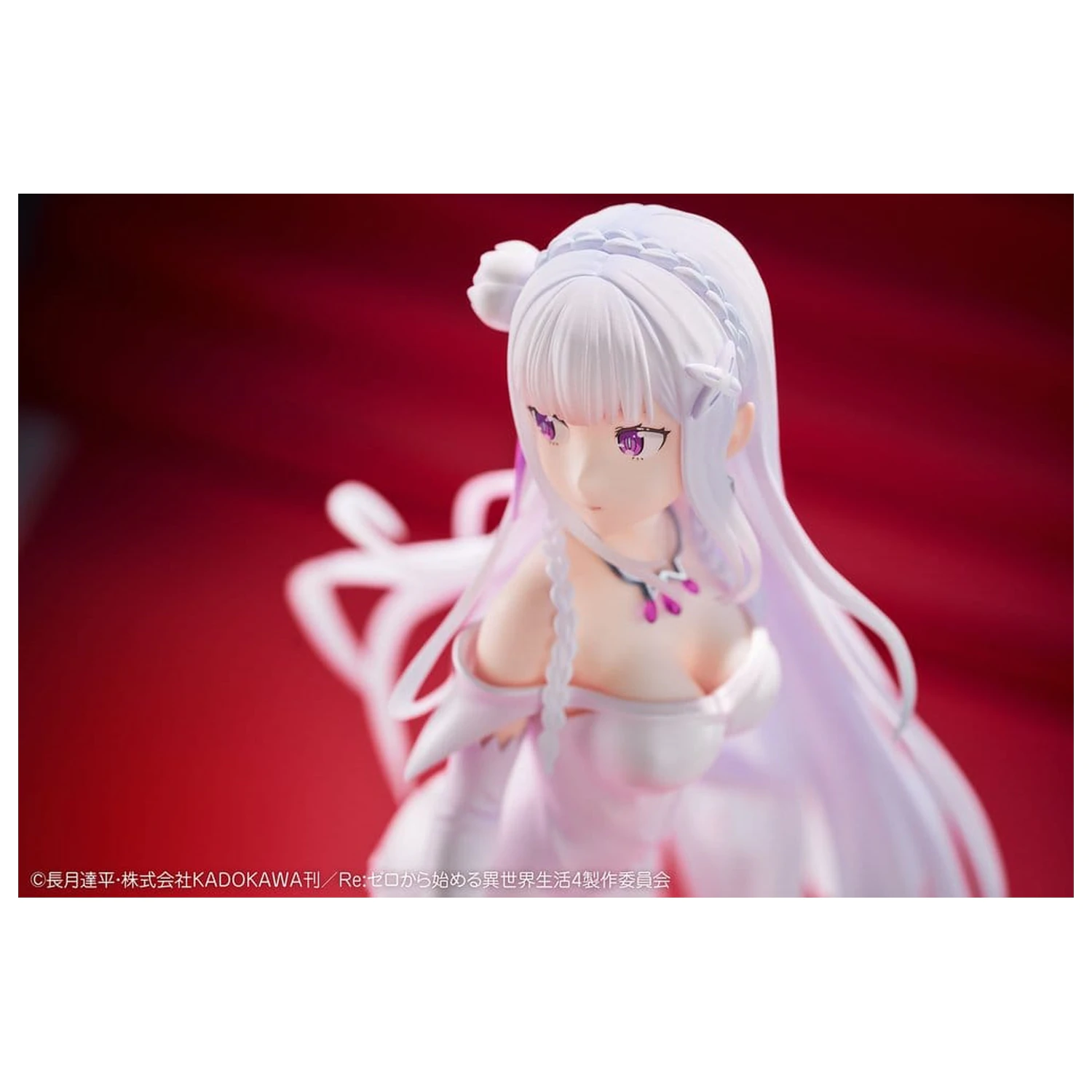 Re:ZERO -Starting Life in Another World- PVC figura 1/7 Emilia Wedding dress Ver. 24 cm fotografija izdelka