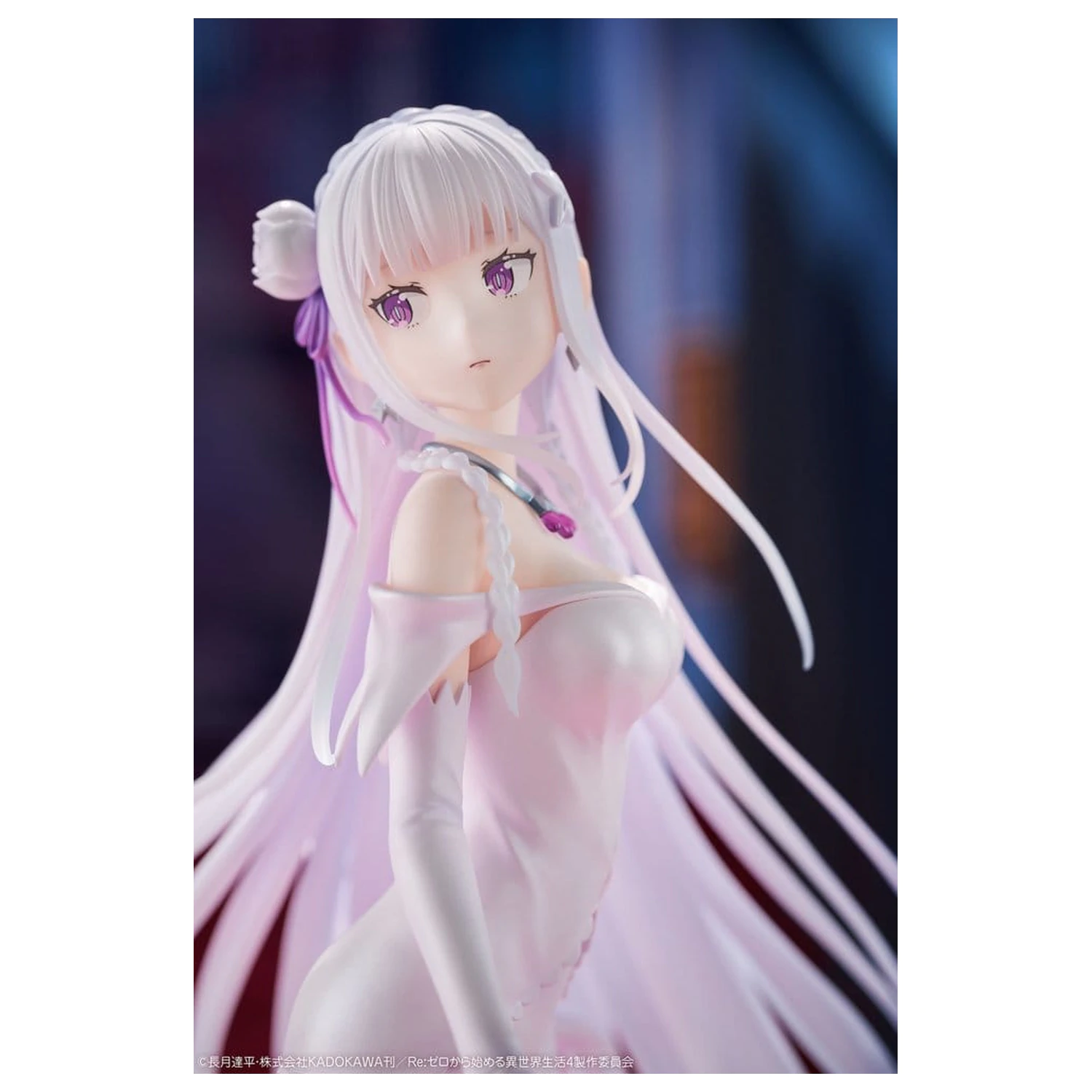 Re:ZERO -Starting Life in Another World- PVC figura 1/7 Emilia Wedding dress Ver. 24 cm fotografija izdelka