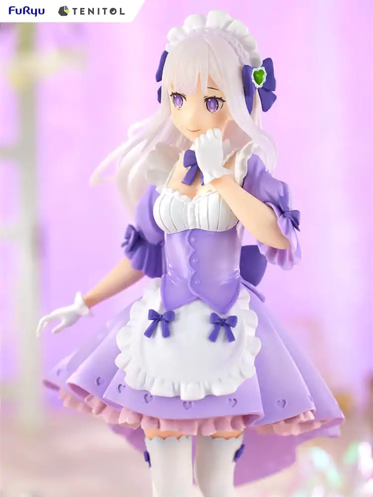 Re:ZERO Starting Life in Another World Tenitol PVC Kip služkinja Emilia 28 cm fotografija izdelka