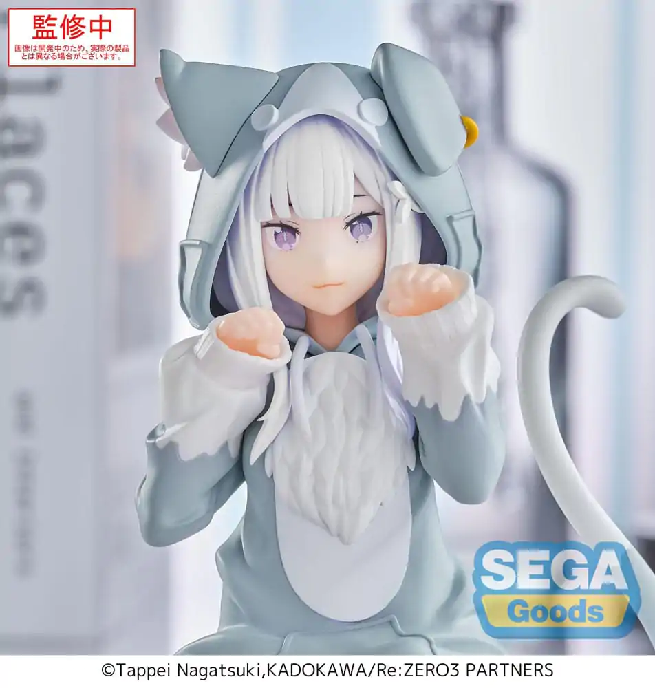 Re:Zero Starting Life in Another World Yumemirize PVC kip Emilia Mofumofu Pack 11 cm fotografija izdelka