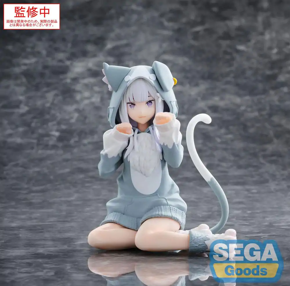 Re:Zero Starting Life in Another World Yumemirize PVC kip Emilia Mofumofu Pack 11 cm fotografija izdelka