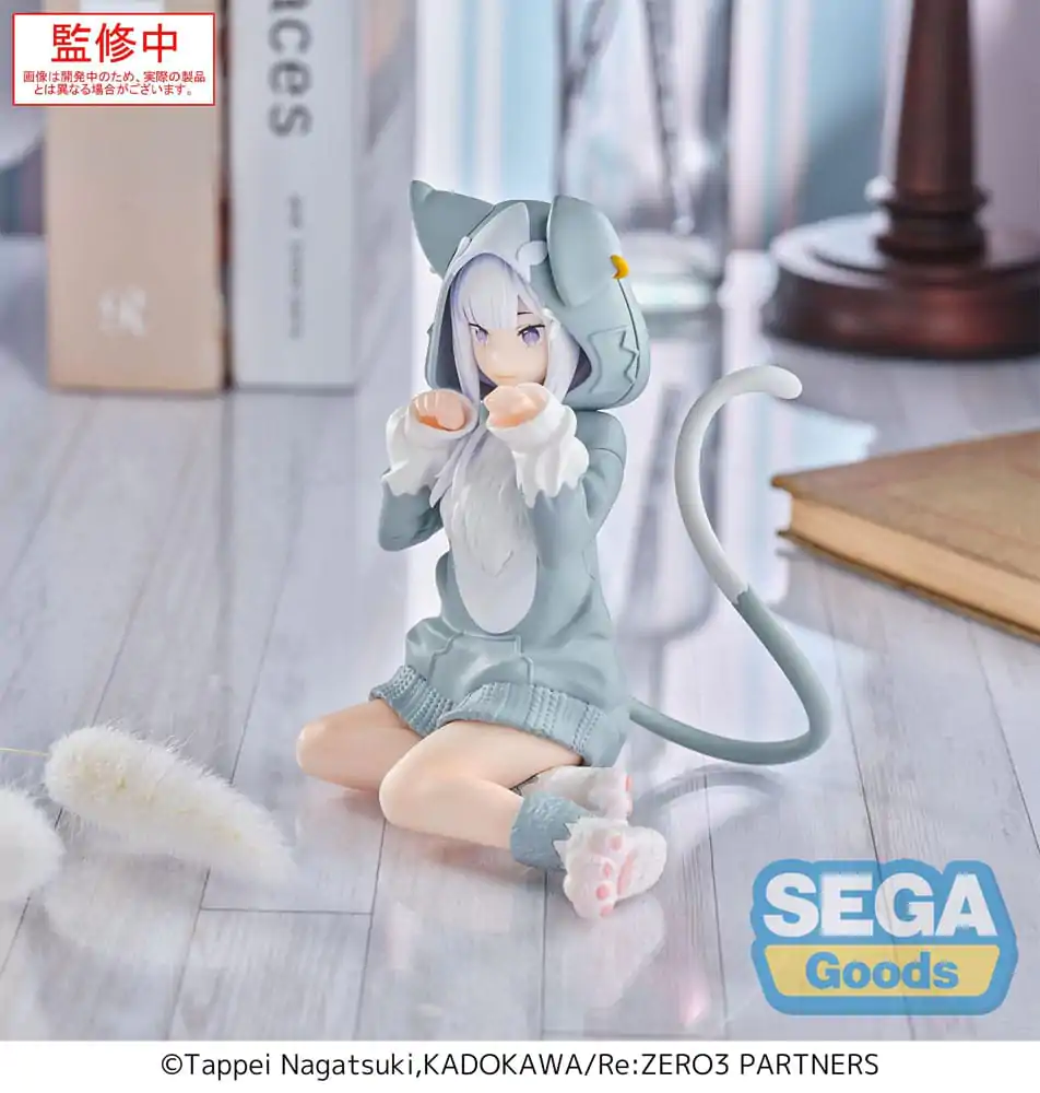 Re:Zero Starting Life in Another World Yumemirize PVC kip Emilia Mofumofu Pack 11 cm fotografija izdelka