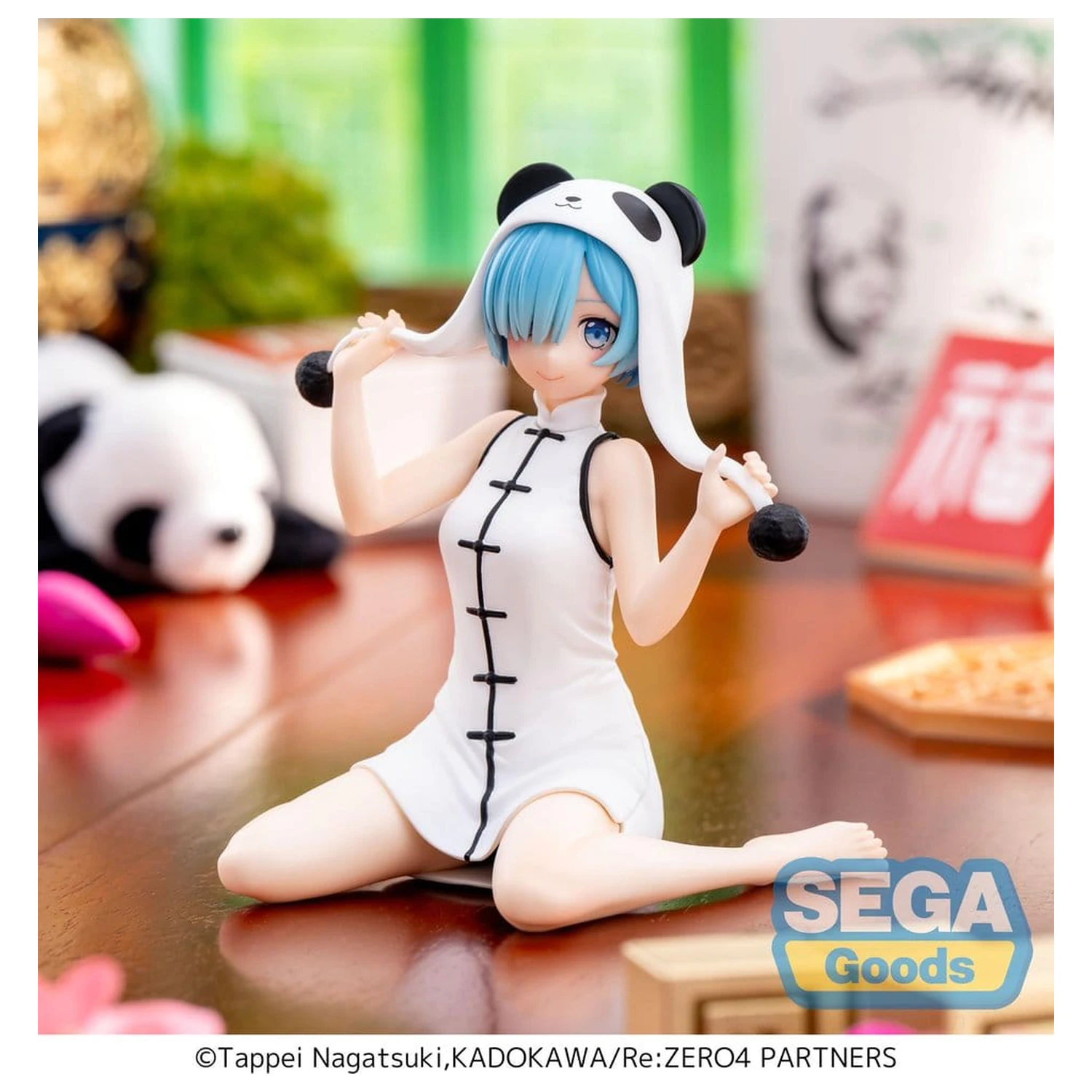 Re:Zero Starting Life in Another World Yumemirize PVC kip Rem Panda 11 cm fotografija izdelka