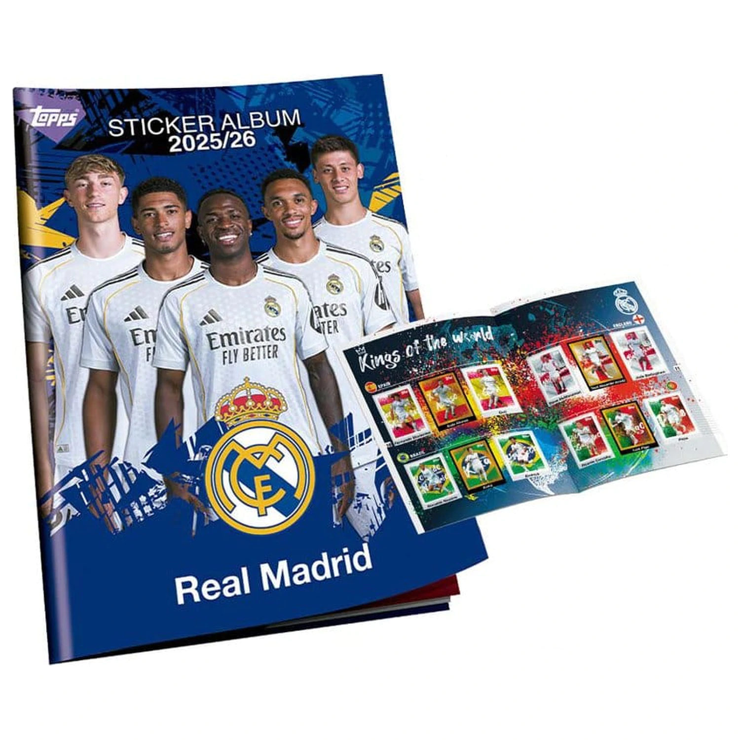 Real Madrid 2025/26 zbirka nalepk, set albumov fotografija izdelka