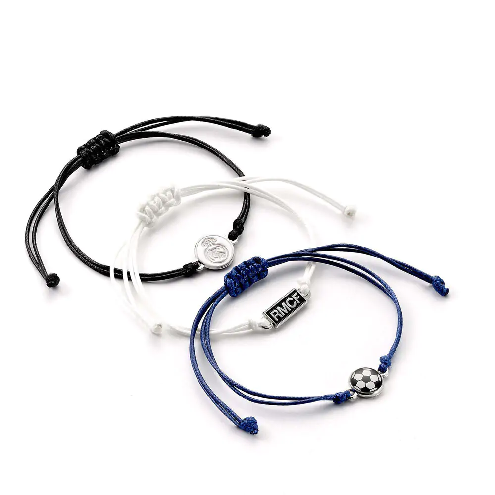 Real Madrid Set prijateljstva 3 zapestnice fotografija izdelka