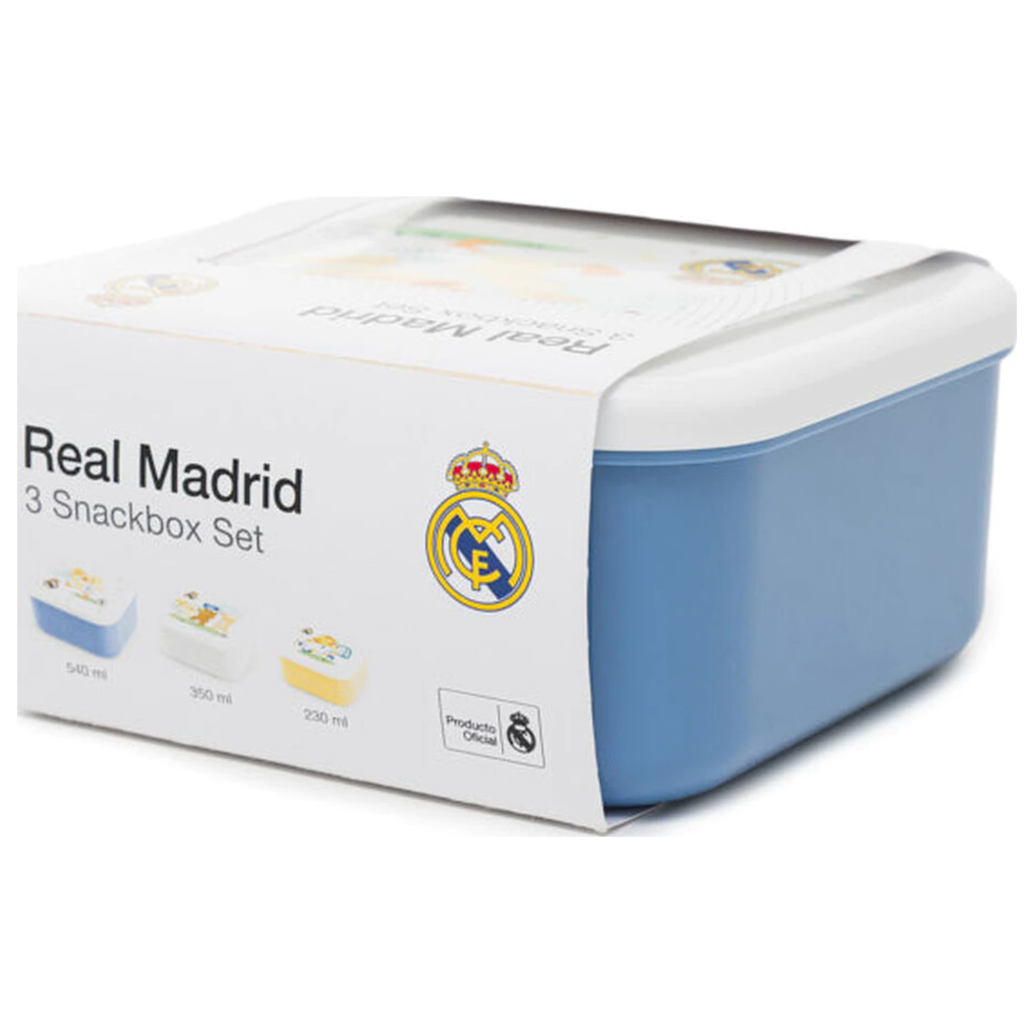 Real Madrid set 3 škatel za malico fotografija izdelka