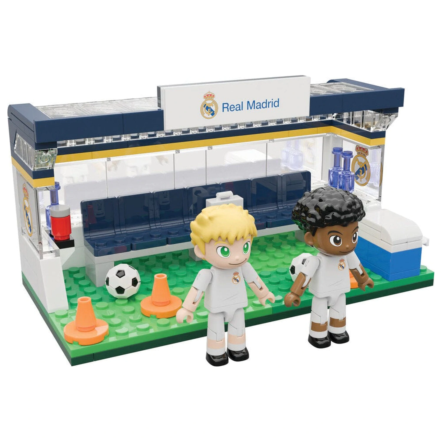 Real Madrid klopni set s figurami 184 kosov fotografija izdelka