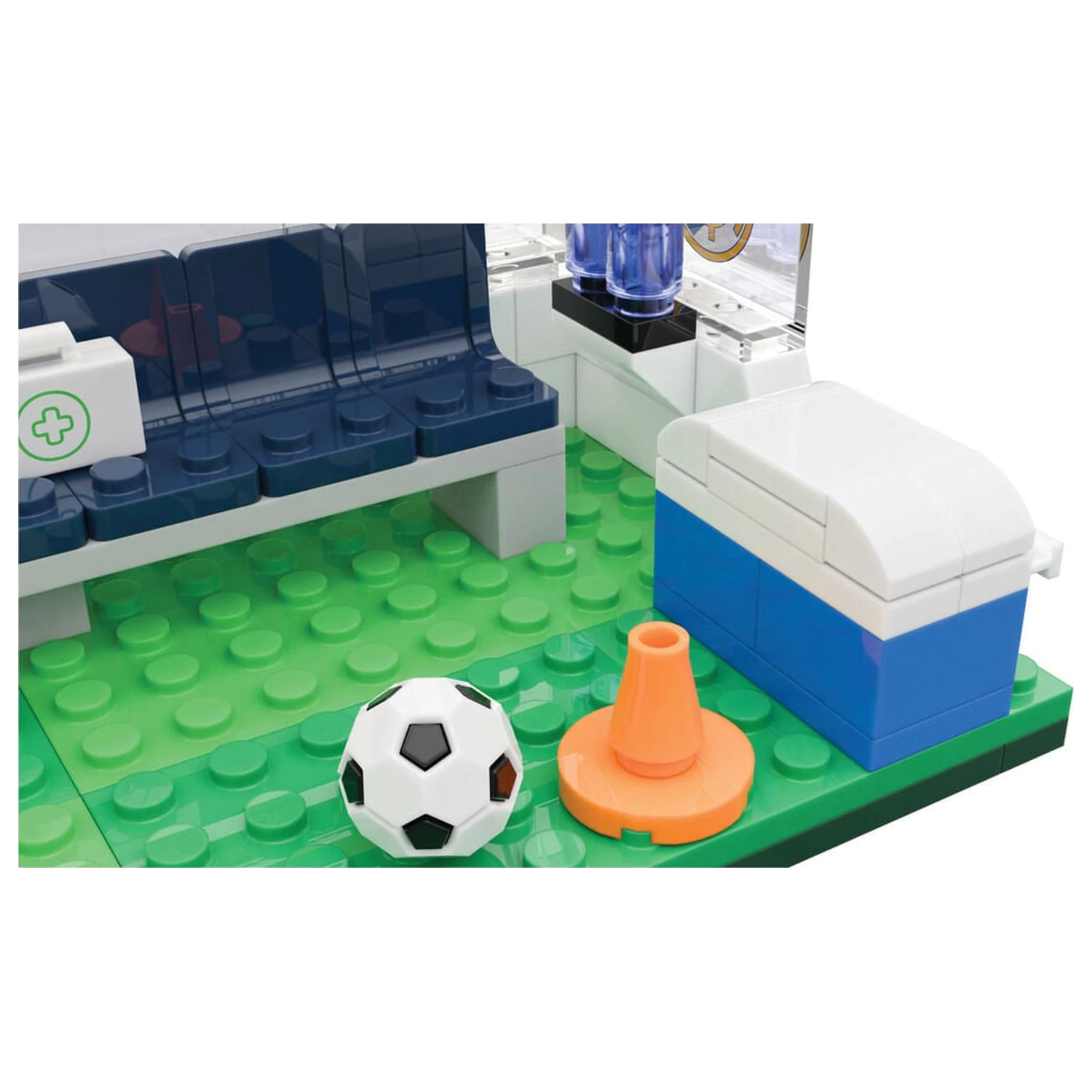 Real Madrid klopni set s figurami 184 kosov fotografija izdelka