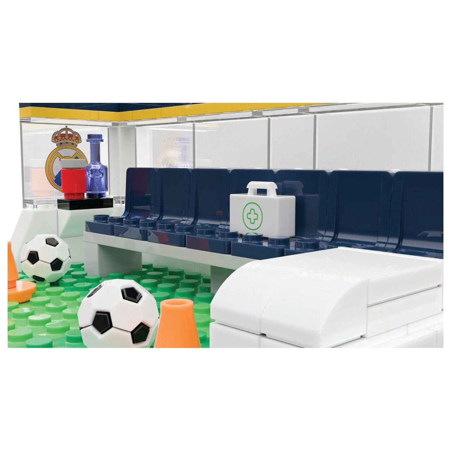 Real Madrid klopni set s figurami 184 kosov fotografija izdelka
