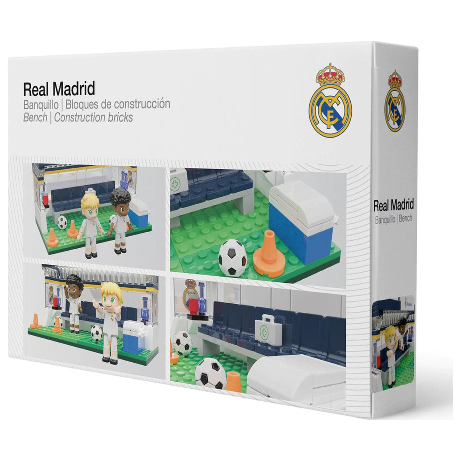 Real Madrid klopni set s figurami 184 kosov fotografija izdelka