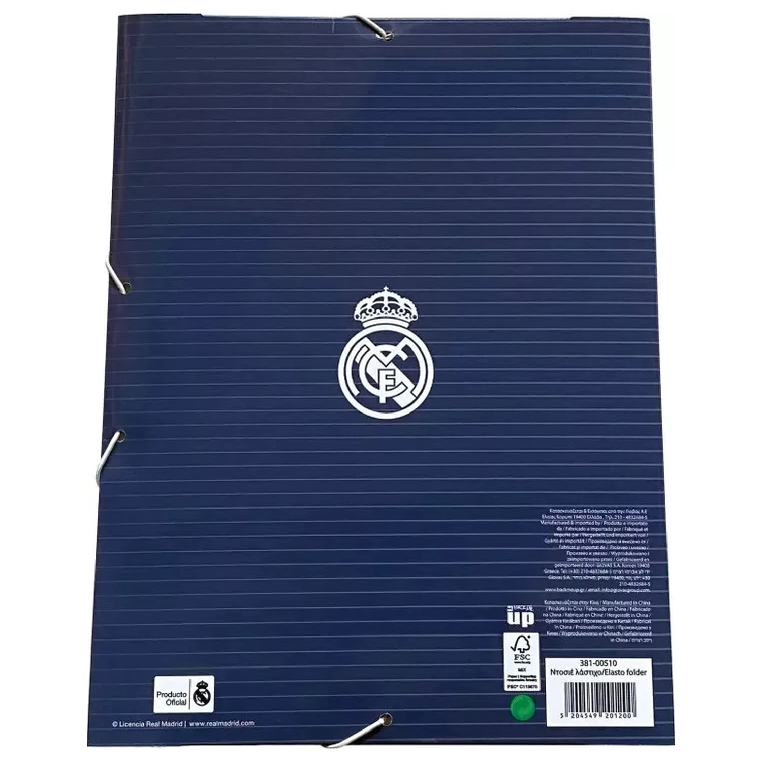 Real Madrid modra elastična mapa A/4 fotografija izdelka