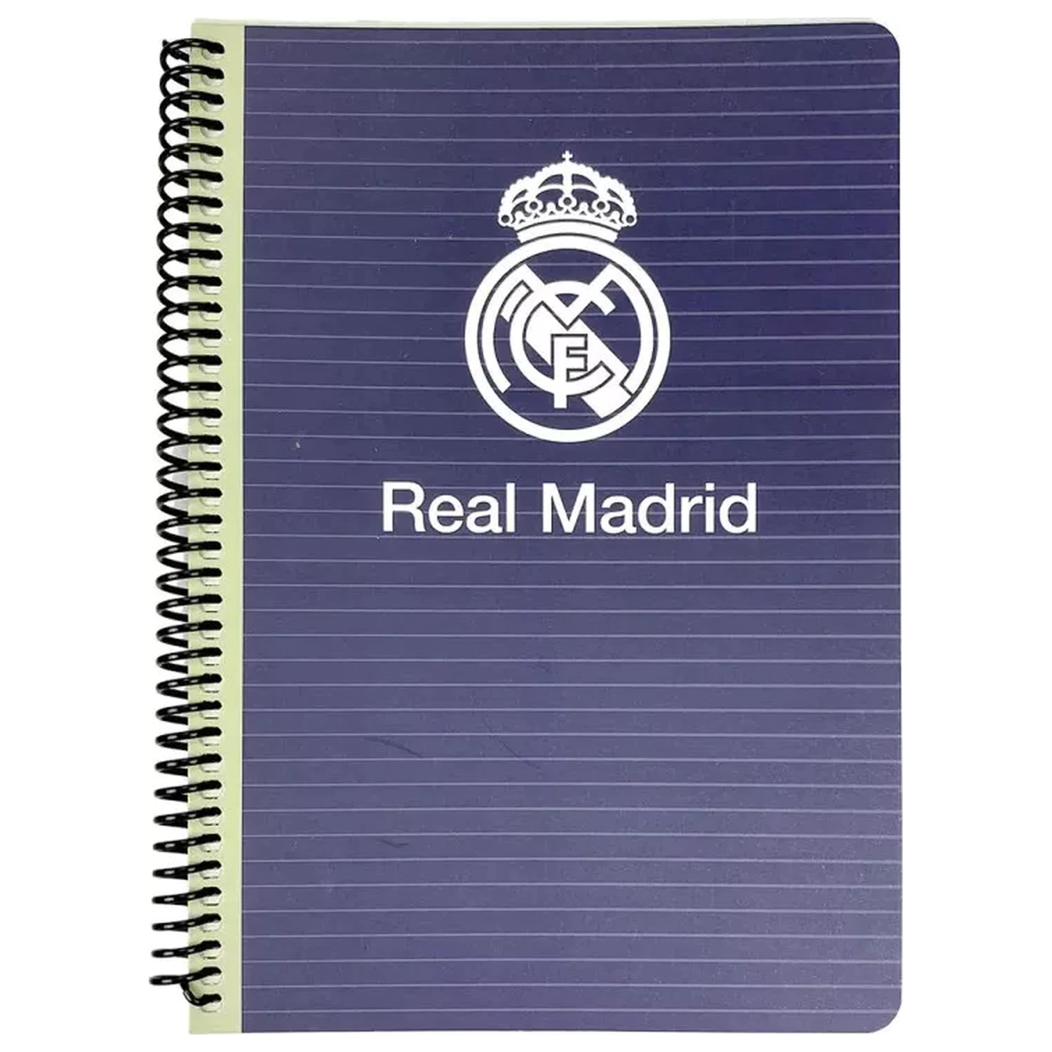 Real Madrid Blue B/5 črtan spiralni zvezek 70 listov fotografija izdelka
