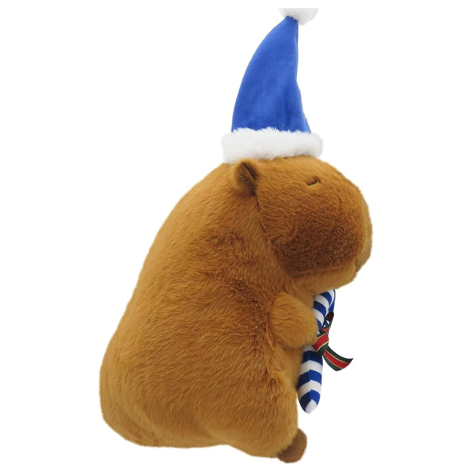 Real Madrid capibara plišasta igrača s klobukom Božička, 35 cm fotografija izdelka